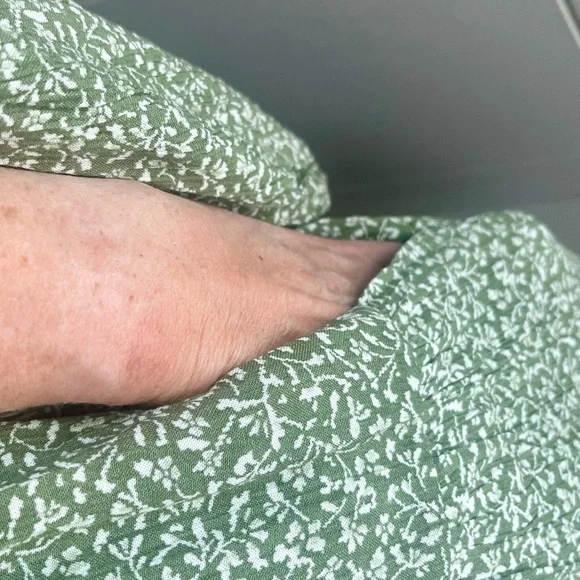 Faherty Sirene Mini Dress Rivertin Ditsy Floral Green NWT size S - Picture 6 of 7